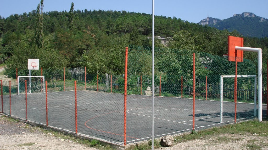 Tkibuli - Mini Stadium in Merkviladze Street