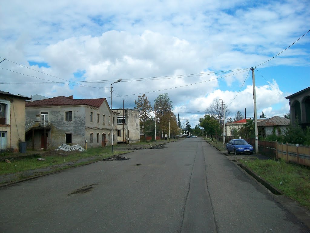 Kostava street in Khobi