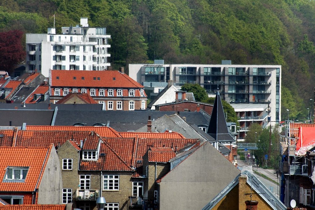 Udsigt mod nord, Klintegården og Langelinie
