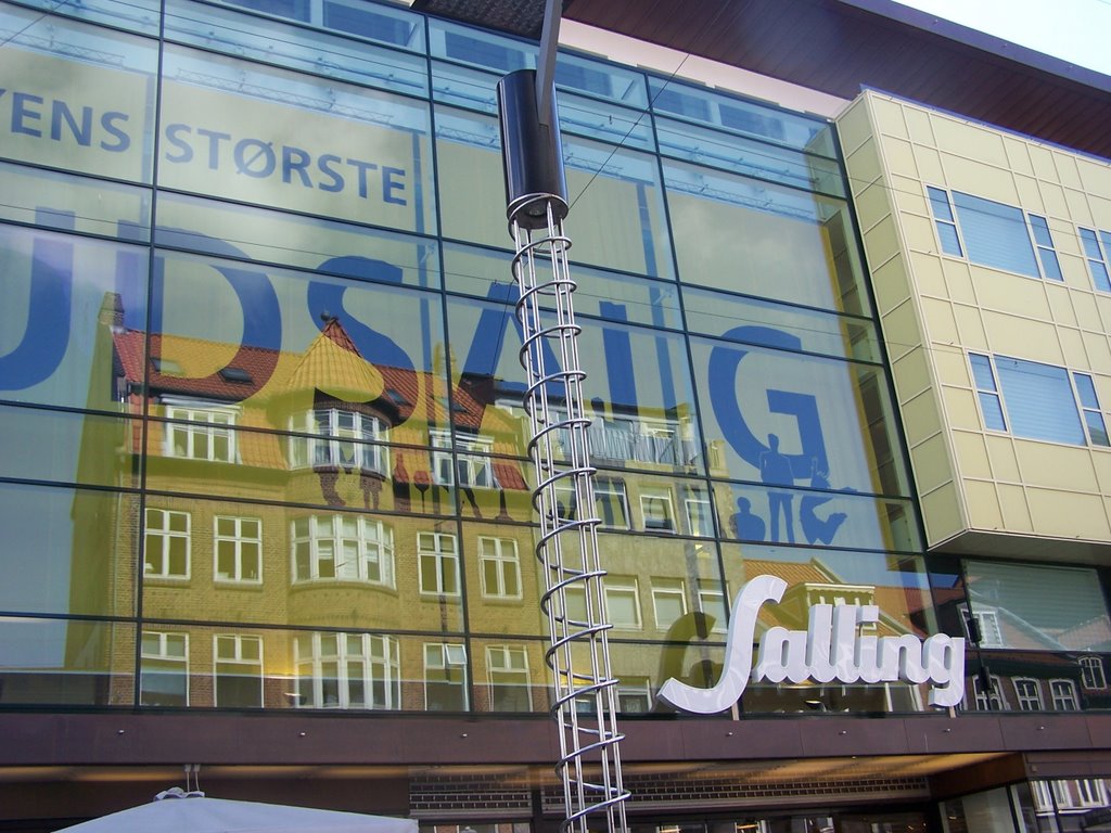 Department store with reflection