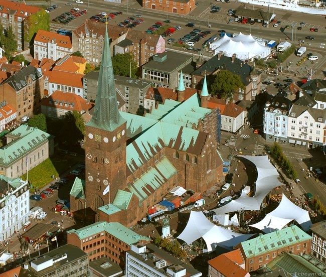 Århus Cathedral, Aerial