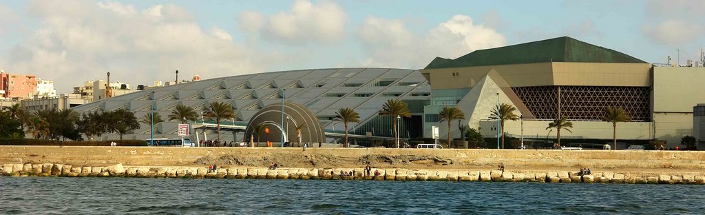 Alexandria, Egypt Library Panorama
