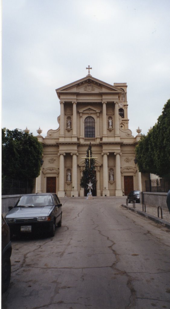 La chiesa copto-cattolica di S.Caterina dAlessandria - Alessandria - Egitto - 30/12/01