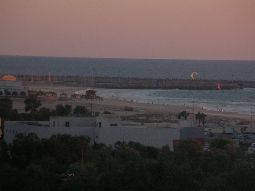 Ashdod, beach, sunset, 2005y.