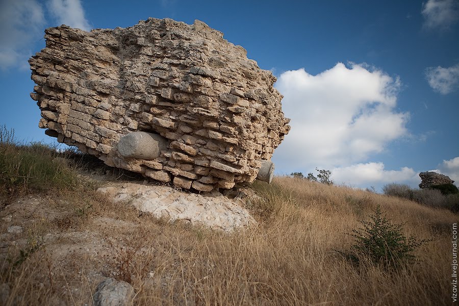 Remains of old City Walls of Ashkelon