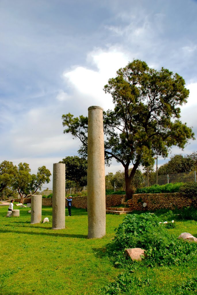 Roman ruins at Ashkelon National Park - Israel