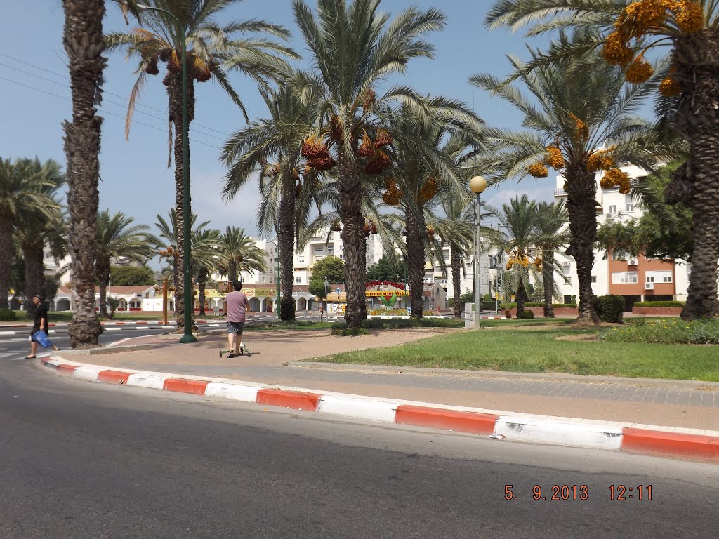 The streets of Ashkelon, Israel