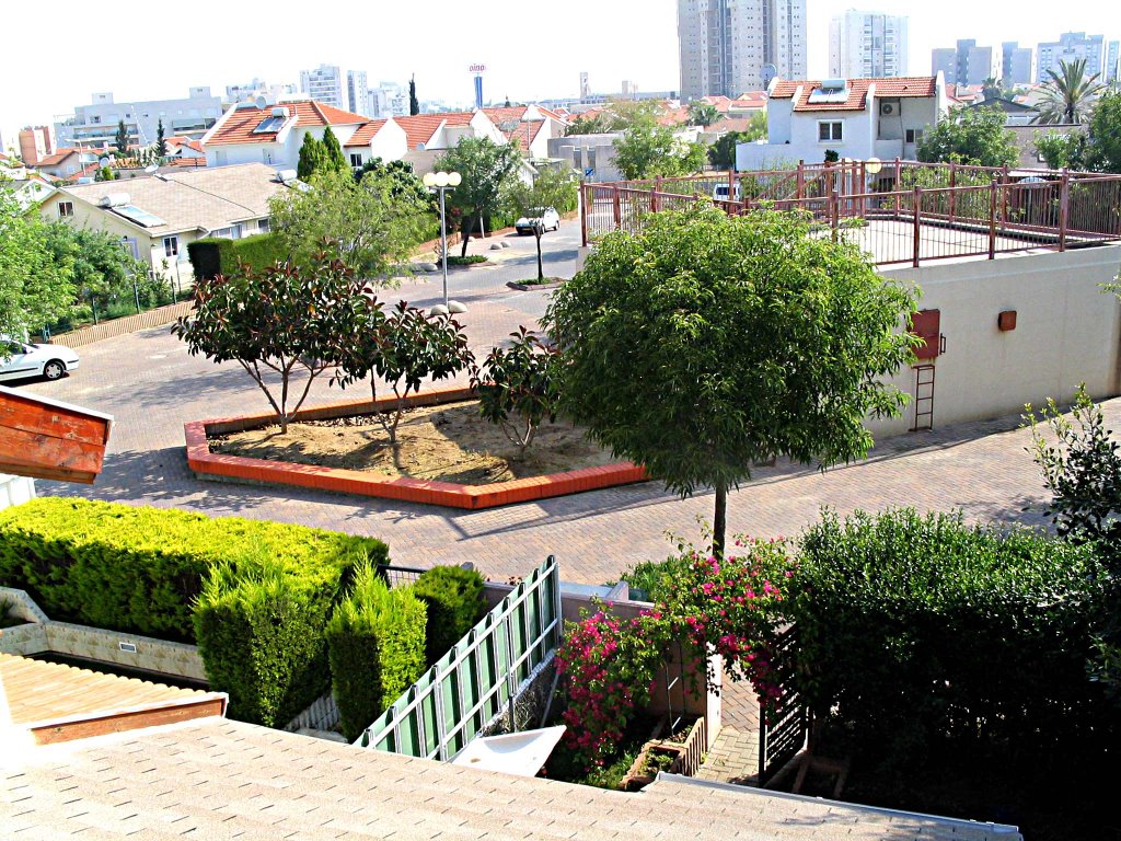 View from the roof of Haluza 12 street, Qiryat Gat, Israel