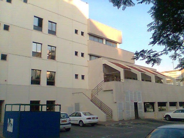 Back side of the building