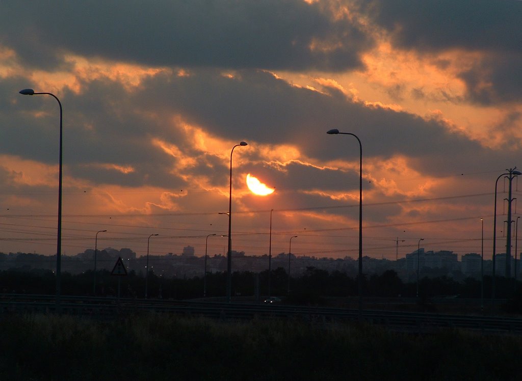 Israel, Sunset in Kfar-Saba