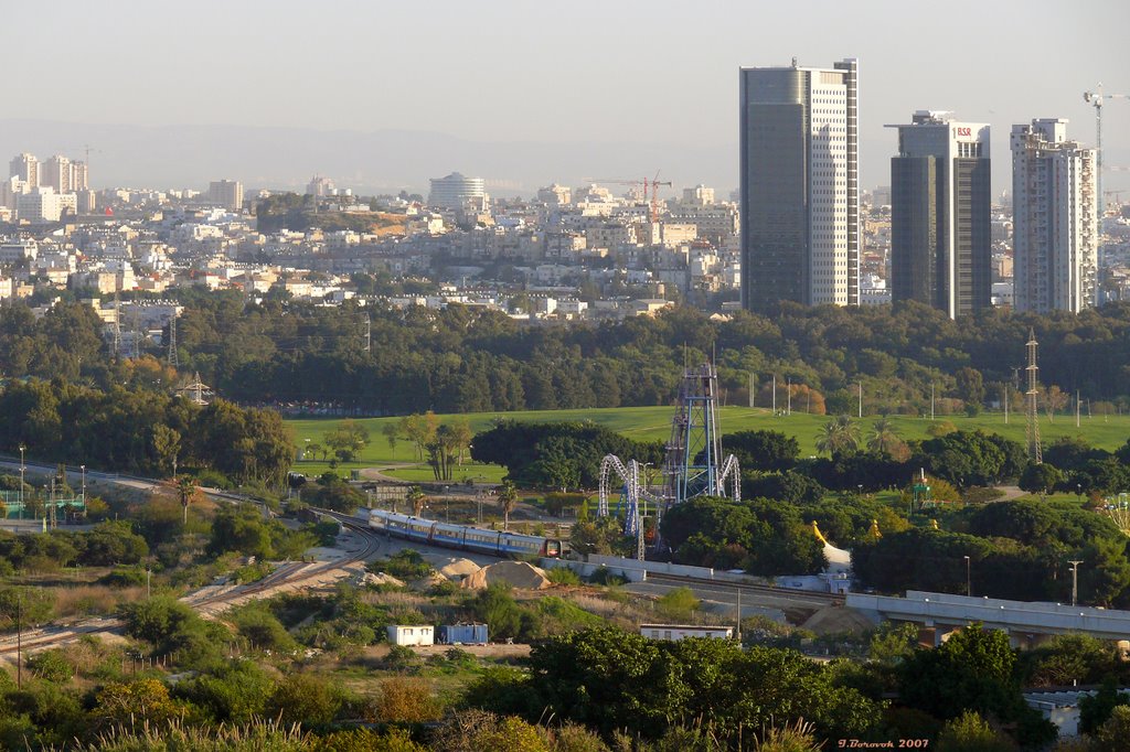 BSR 2 (Bnei Brak) and BSR 1 (Ramat Gan) Towers (27-DEC-07)