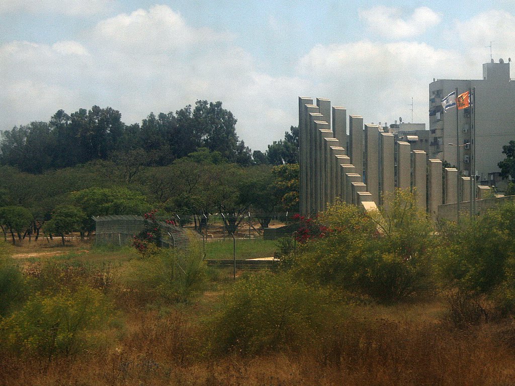 A sculpture near Ramla