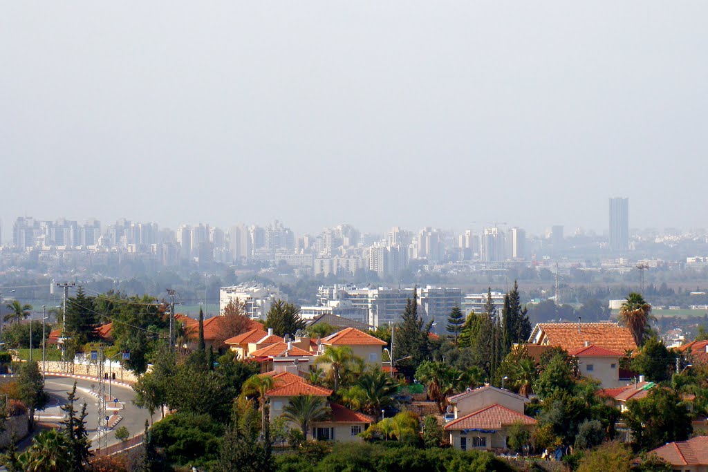 Israel. Shfela (Shfelat Yehuda, "Judean foothills") from Rosh Haayn