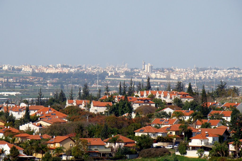 Israel. Shfela (Shfelat Yehuda, "Judean foothills") from Rosh Haayn