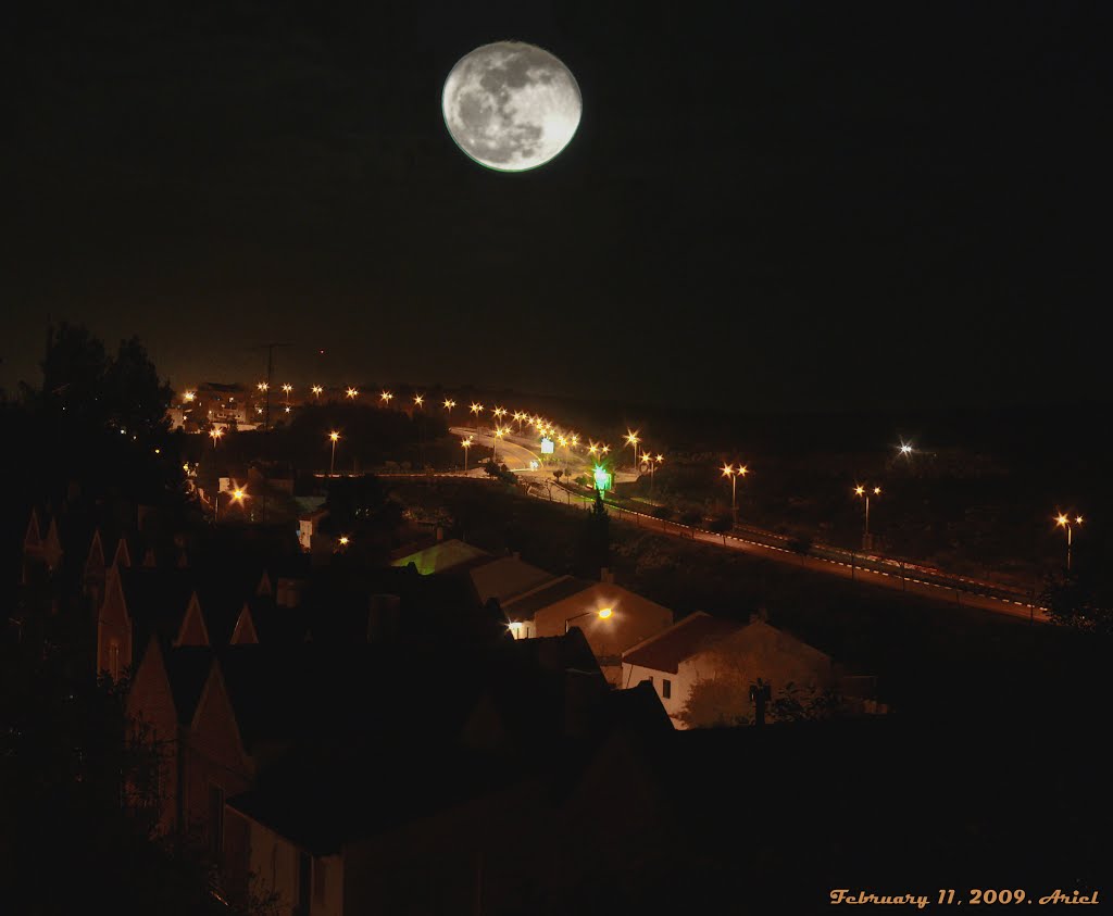 The second night after the full moon