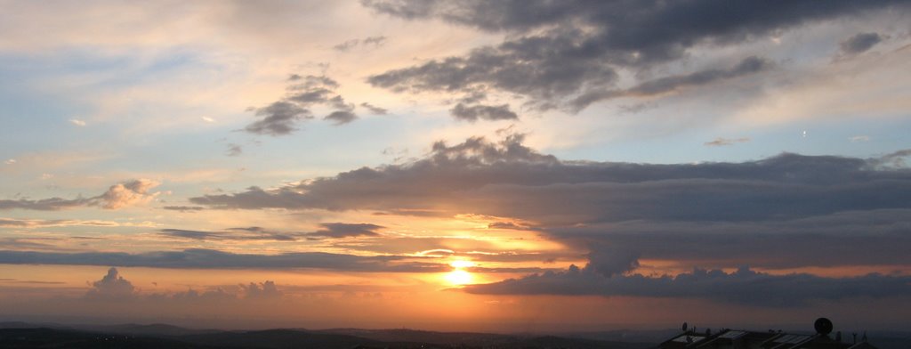 Sky, Clowdes and Sunset