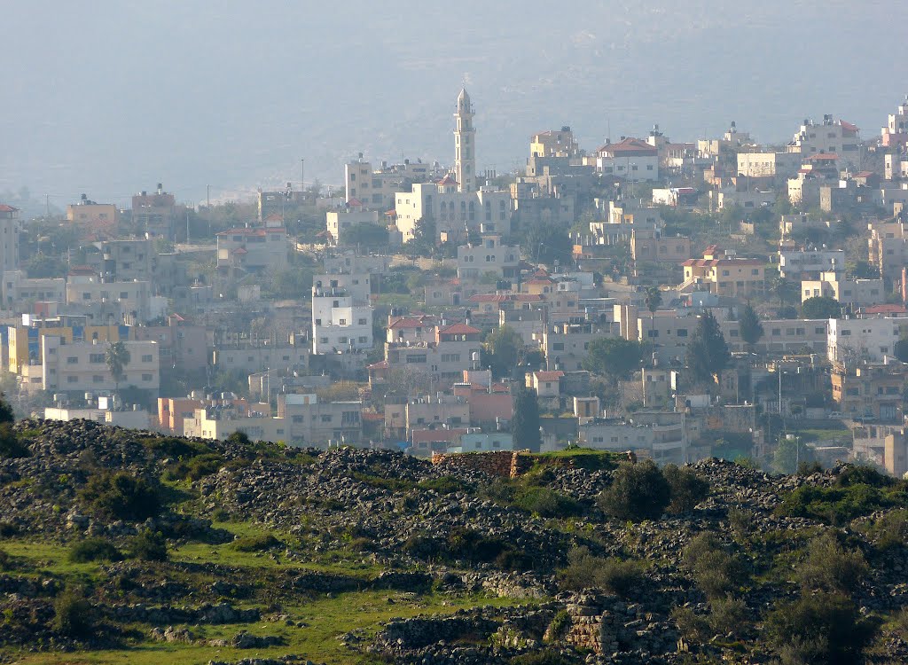 Salfit, a morning view from Ariel
