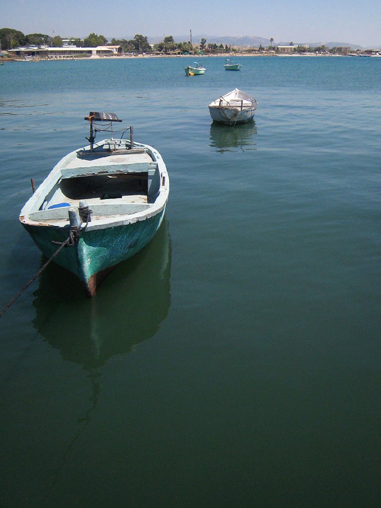 Boats in port Akko