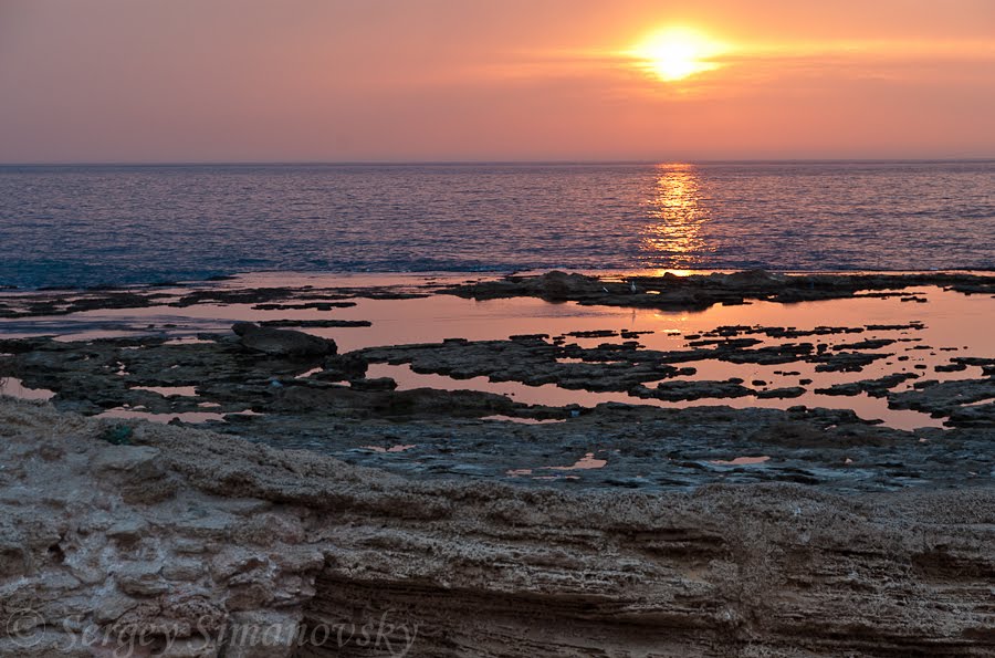 The Magic Sunset in Acre