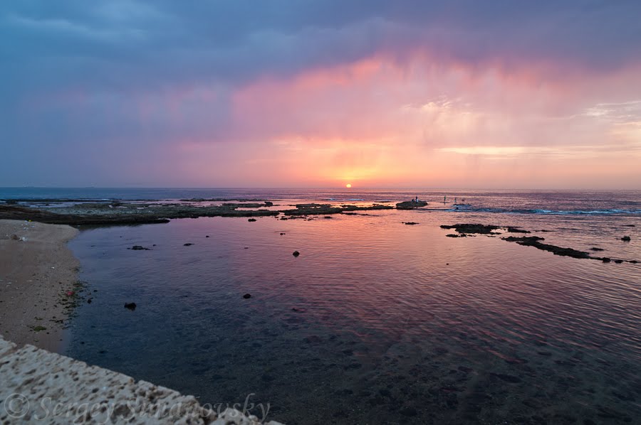 The Magic Sunset in Acre