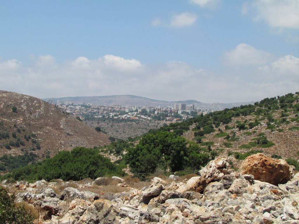 Karmiel region, a look on the city from the open area 3, Israel