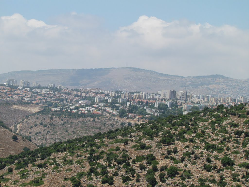 Karmiel region, a look on the city from the open area 7, Israel