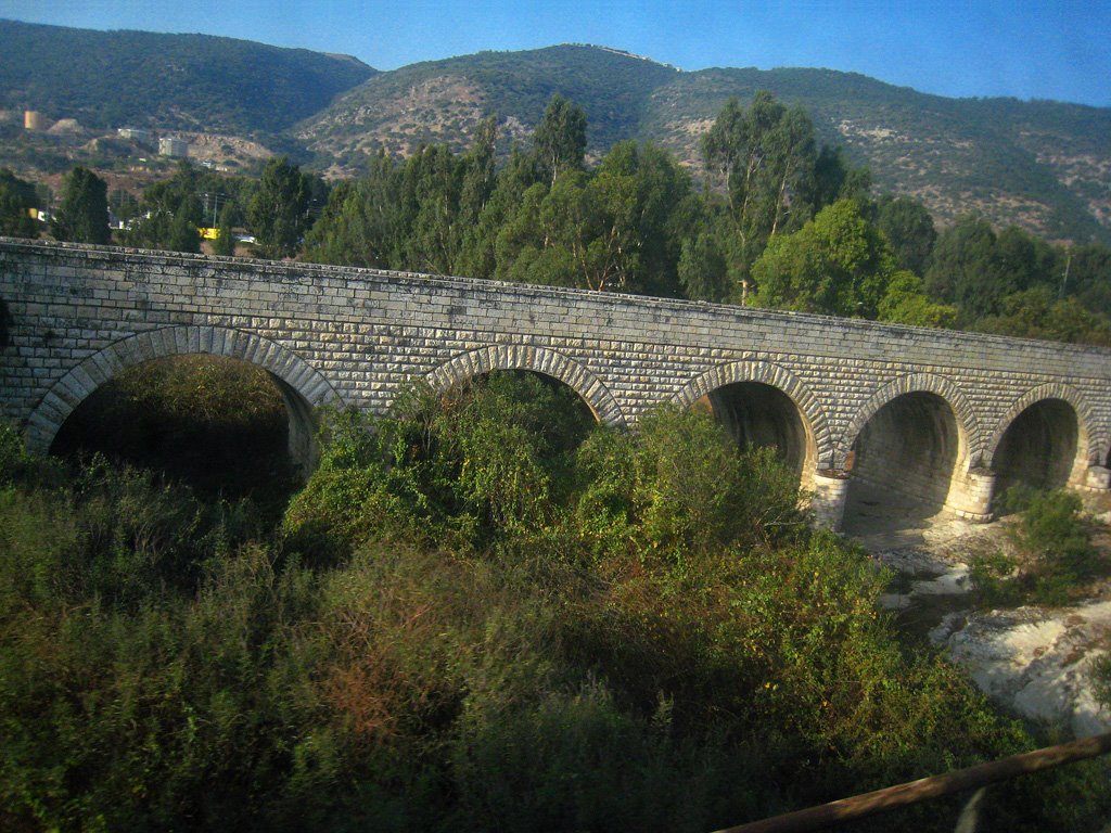 An old Turkish bridge near Kiryat Tivon