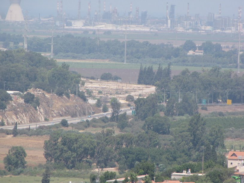 The new train route from Jalama to Kiryat Haroshet, Israel