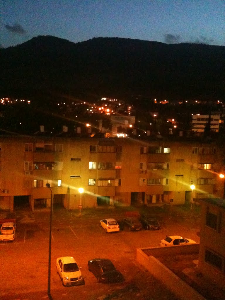 View Kiryat shmona In Twilight