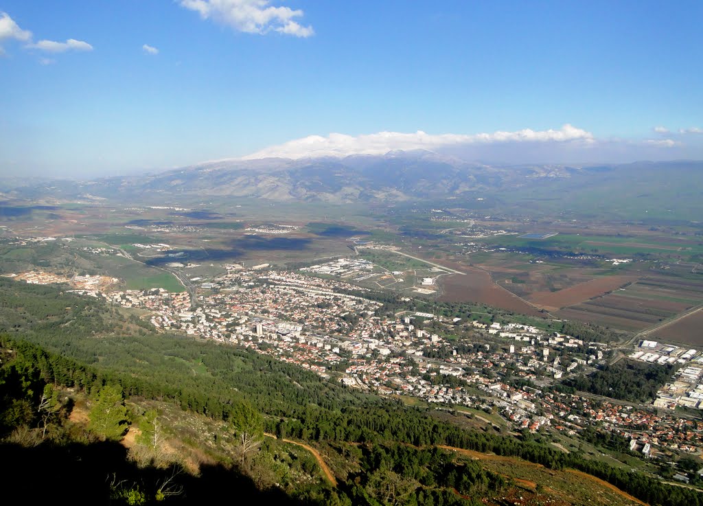KIRYAT SHMONA FROM THE SKY