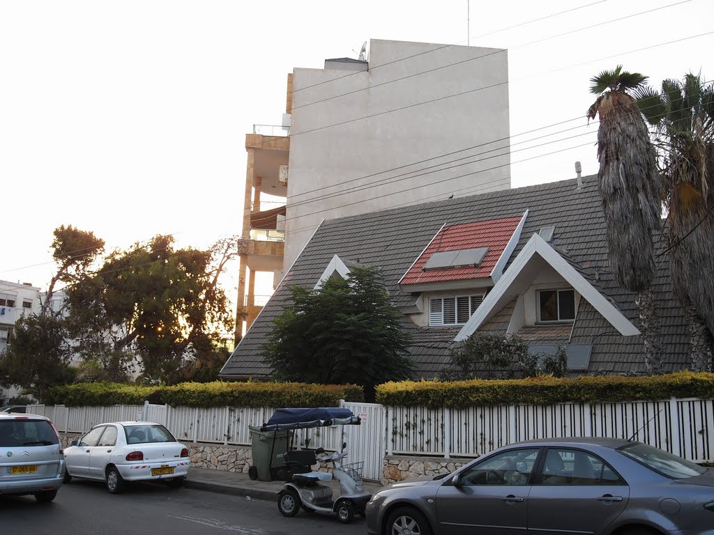 near the water tower