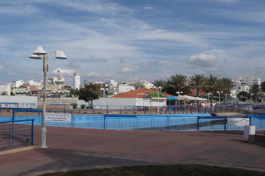 On Nahariya beach