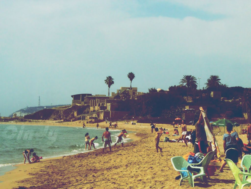 Banana Beach entre Naharía y Rosh Hanikrá