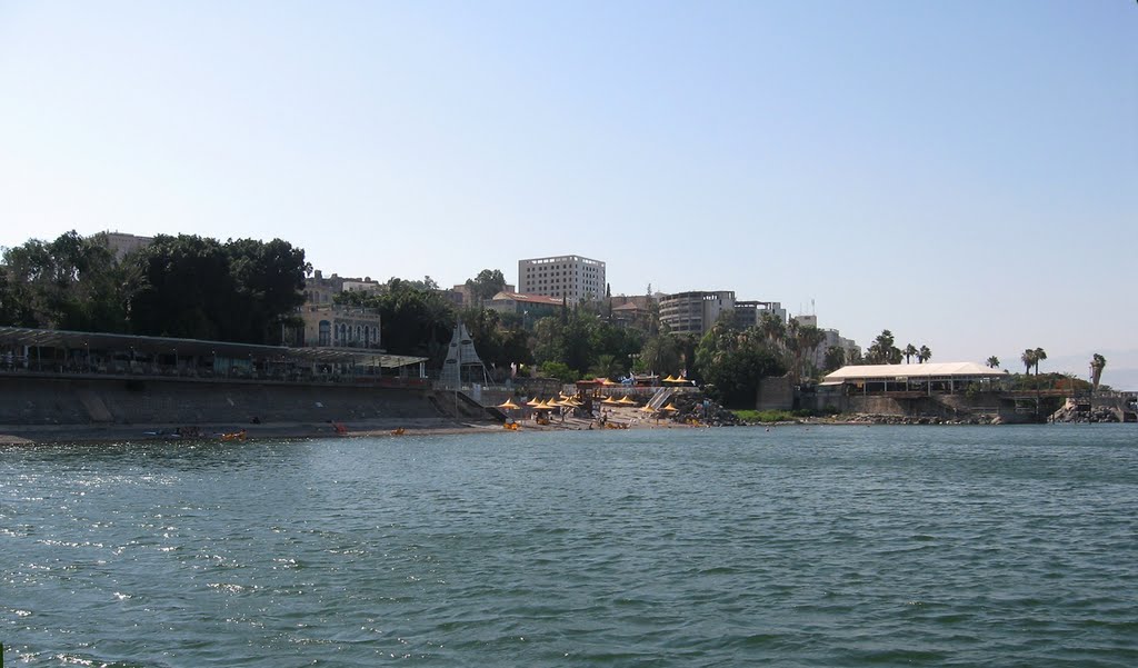Sea of Galilee - Beachfront of modern Tiberias