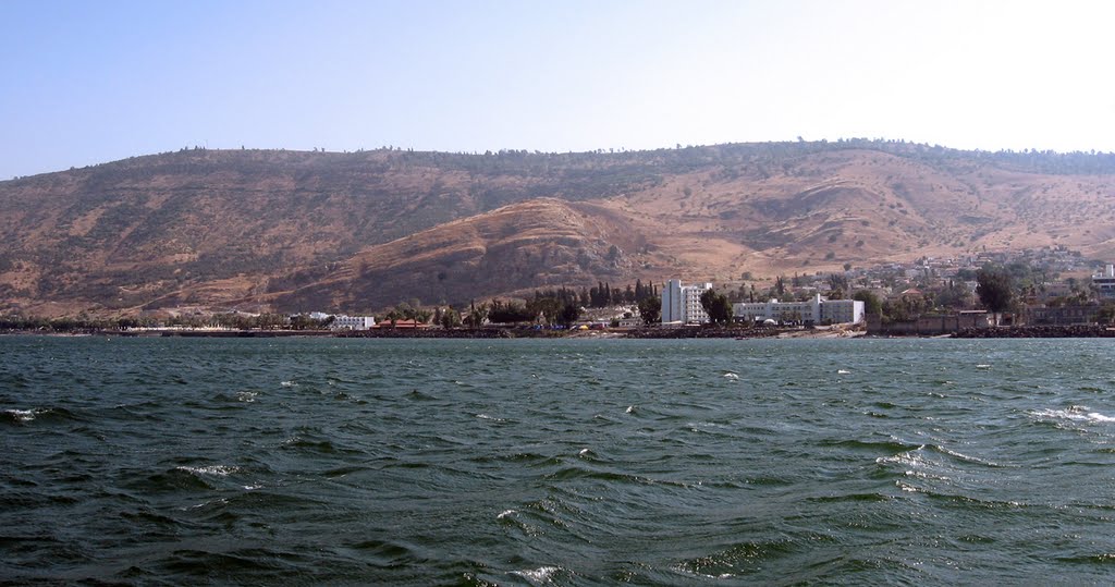 Beachfront of modern Tiberias