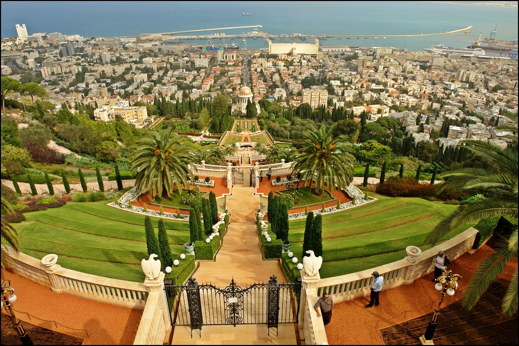 Bahai Garden - Mount Carmel - Haifa,  UNESCO  world heritage - Israel - [By Stathis Chionidis]