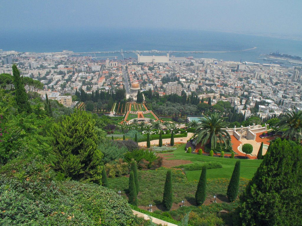 Haifa Jardines Bahai desde Monte Carmelo I