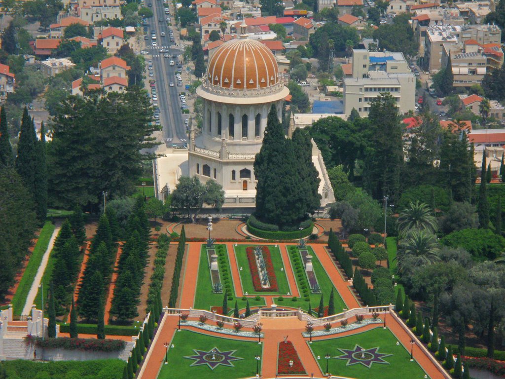 Haifa Jardines Bahai desde Monte Carmelo II