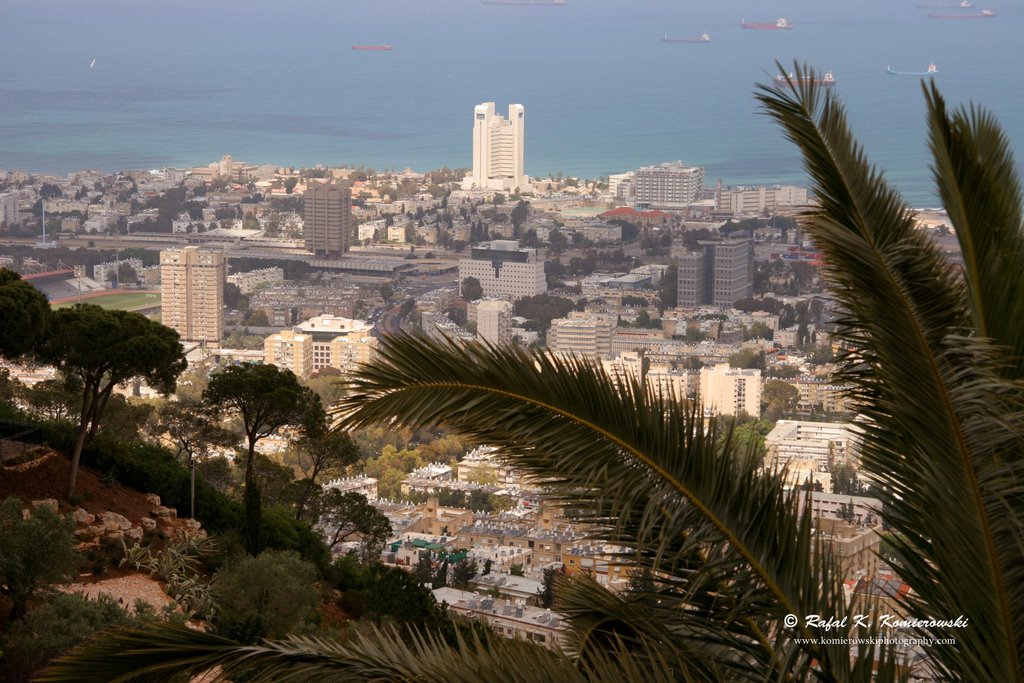 Haifa viewed from Mt. Carmel,  UNESCO World Heritage Site