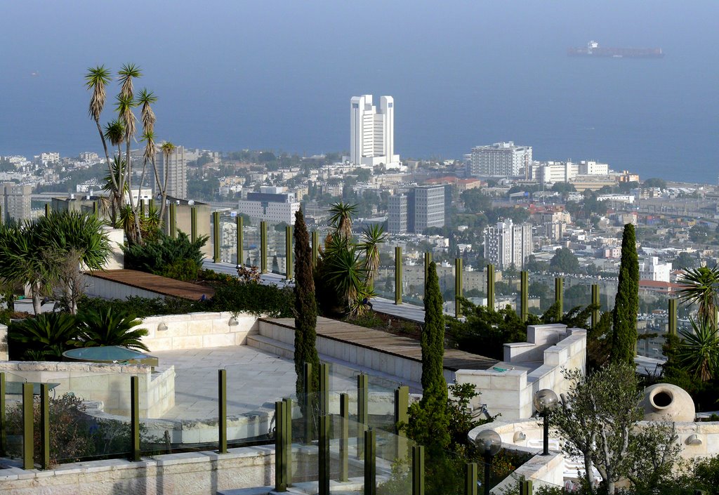 A view of the Haifa Bay from 825, Crowne Plaza Hotel
