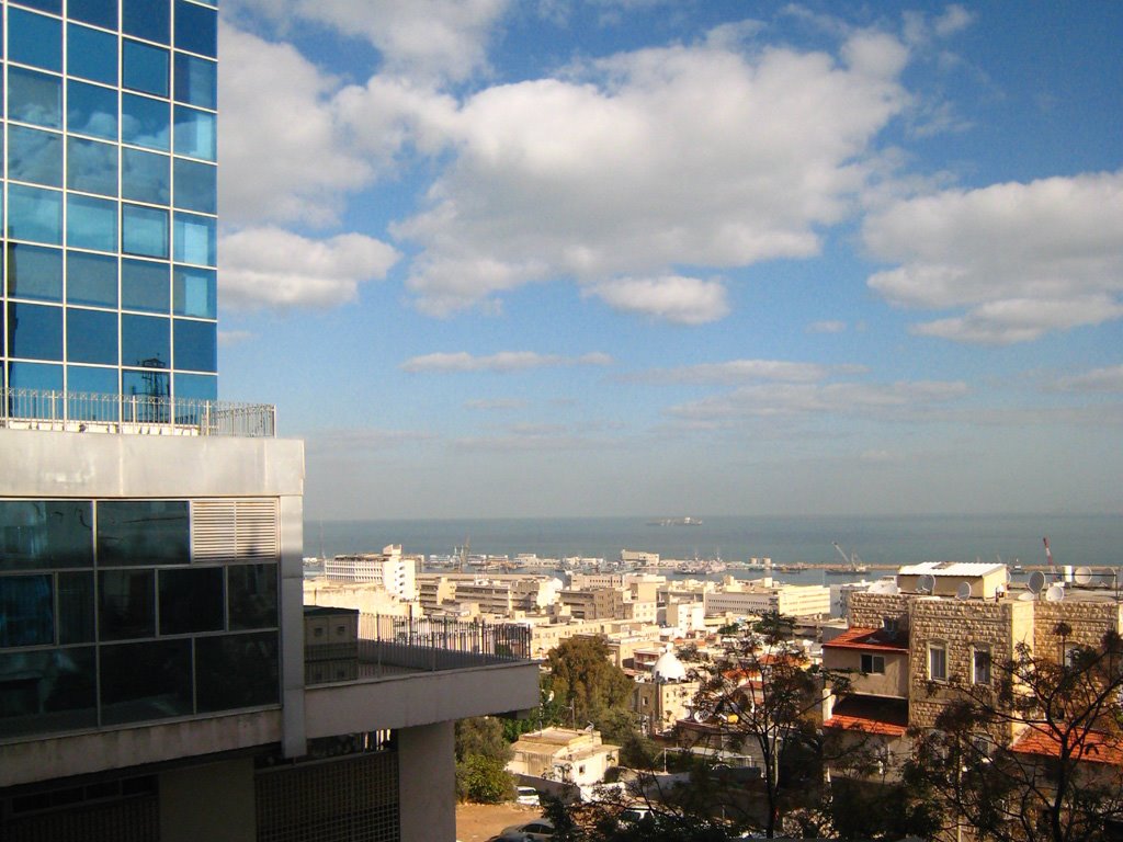 View from the department building