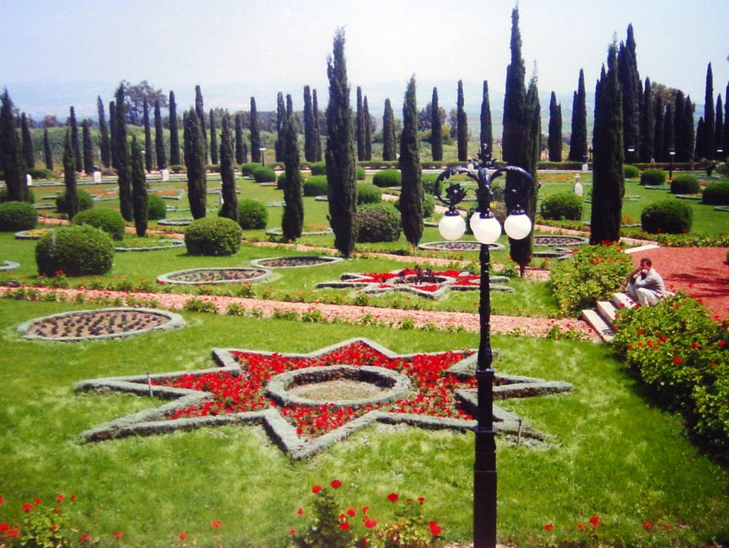 ISRAËL, Haifa: Bahai Gardens Har haKarmel ישראל