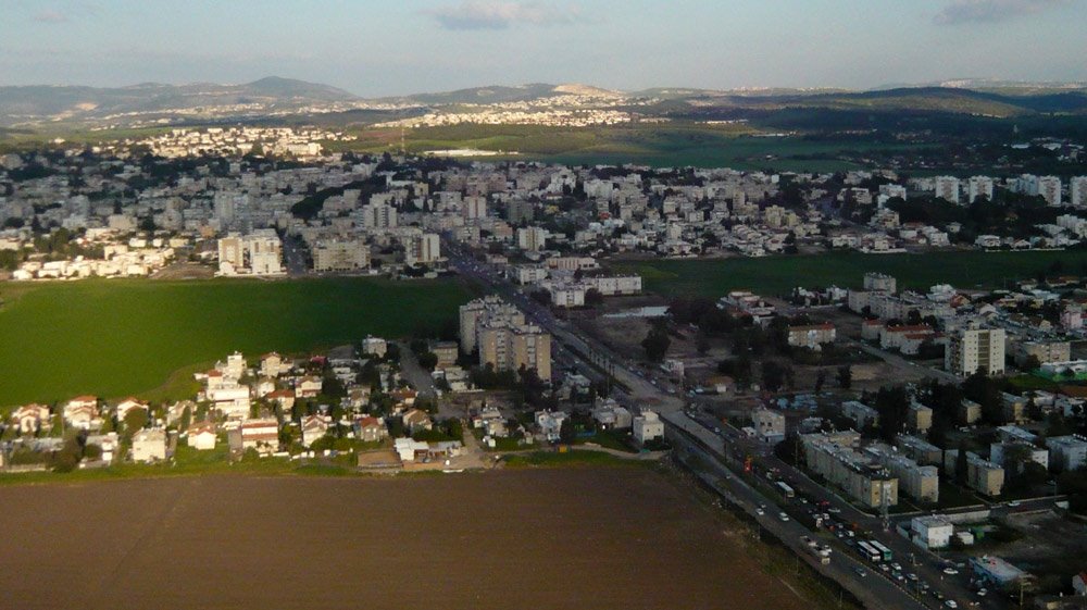 Kiryat Ata aerial photo - looking NE