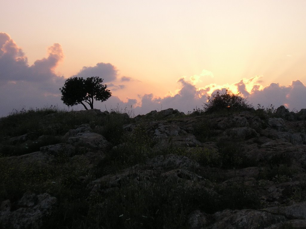 Sunset from Arbel Cliff