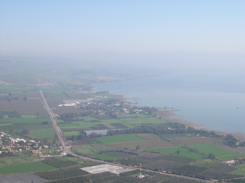 Sea of Galilee from Mt. Arbel
