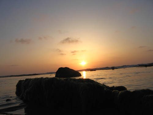 The evening sea
