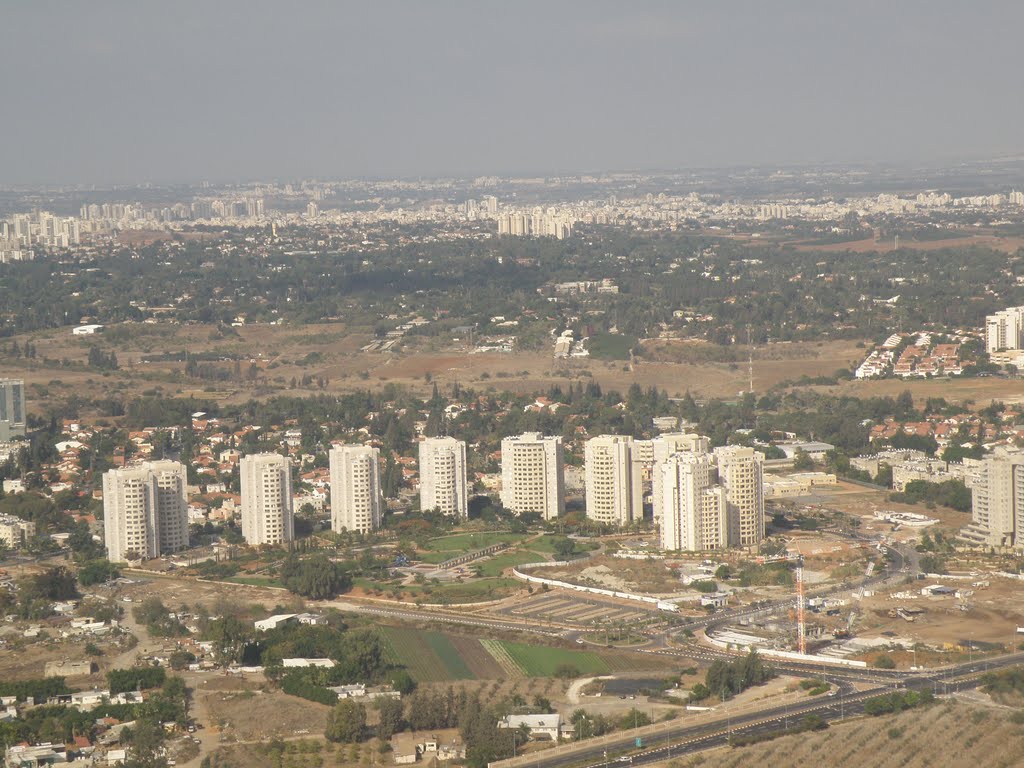 Aerial photo of Tel Aviv / Letecký snímek Tel Avivu