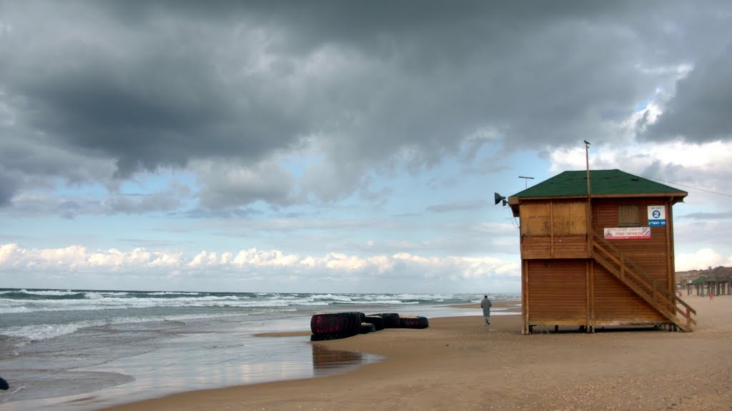 Winter day on Sea shore