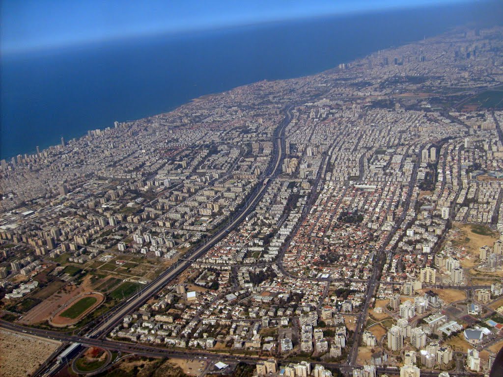 Bat Yam/Holon from above