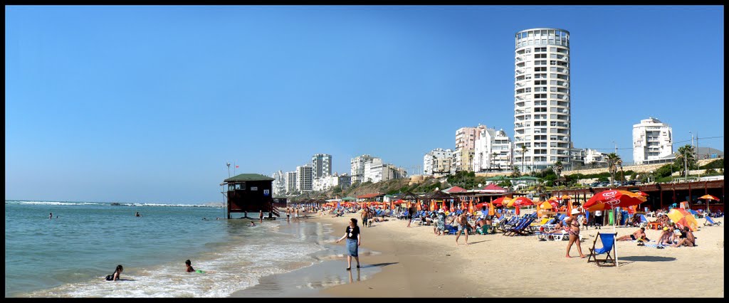 On the beach...
